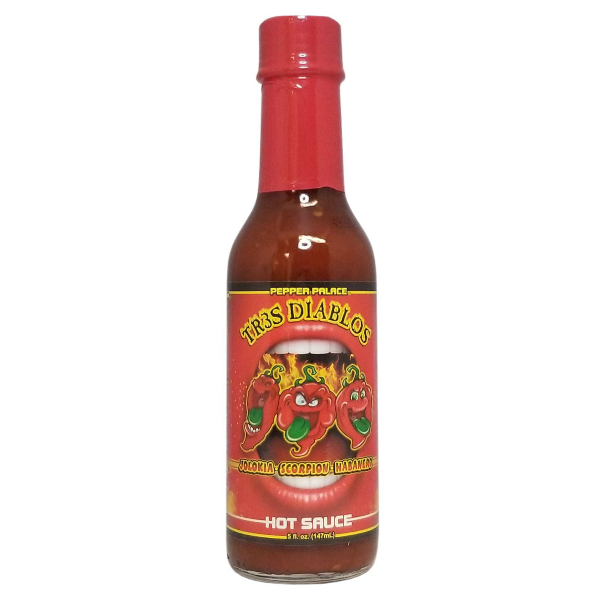 Tr3s Diablos Hot sauce  Tres Diablos Hot Sauce — Pepper Palace